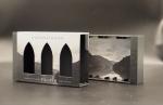 ROHS Luxury Wine Gift Box Packaging with Window , black paper and coated paper