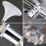 Crazy Replica White / light Purple pendant lights for kitchen Bedroom Lighting