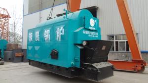 Quality Horizontal Wood Fired Steam Boiler Low Pollution Combustion Automatic And Chain Grate wholesale