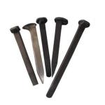 Carbon Steel Railway Track Fasteners , Railway Sleeper Screws Oxide Finish