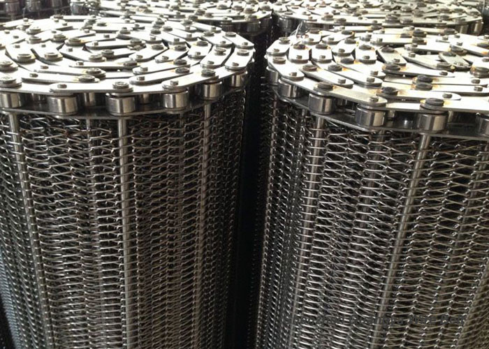 Electric Furnace Ss Metal Mesh Belt Anti Friction Custom Design Energy Saving