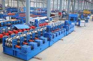 Quality W Profile Highway Guardrail Roll Forming Machine 380v 50hz Two Waves Three Waves wholesale