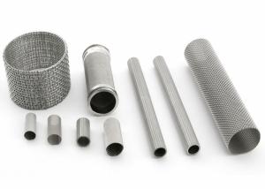 China SS316L Sintered Stainless Steel Tube Sintered Mesh Filter Cartridge 1-1000um on sale