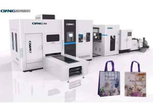 Quality Eco - Friendly Non Woven Carry Bag Making Machine Shopping Bag Making Machine wholesale