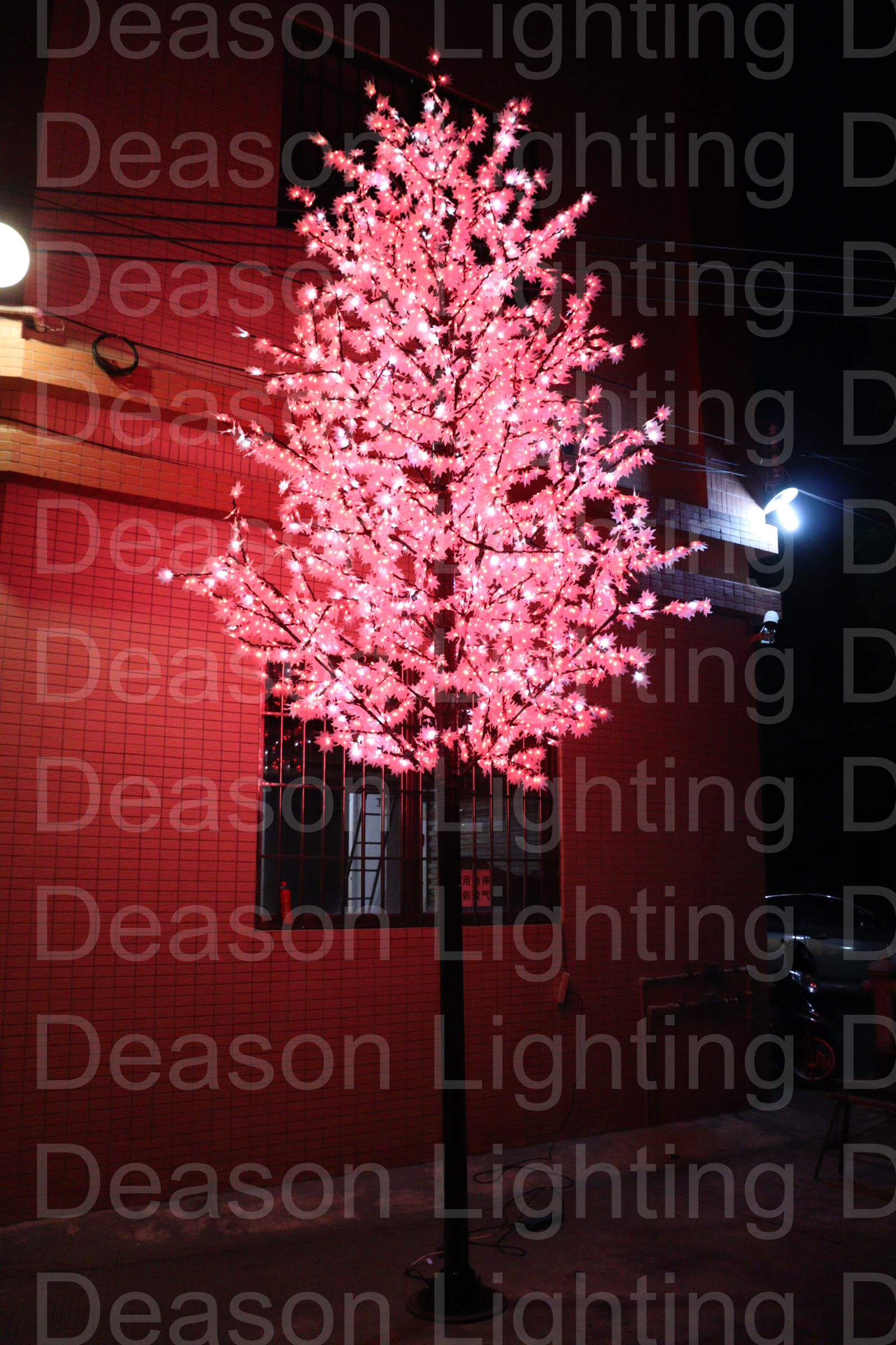rgb color changing led maple tree lights