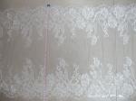 Fashion White Dress Eyelash Lace Trim With 43cm Width CY-HB3211