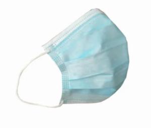 Quality Clinic Disposable 3 Ply Non Woven Face Mask 17.5*9.5cm Daily Protection White Blue wholesale