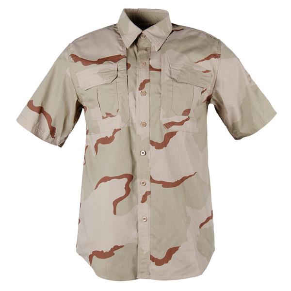 Outdoor Desert Short Sleeved Shirt Uniform 1.4kg/pc Weight 7 Days Sample Order