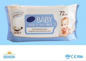 Quality Pearl Nonwoven Disposable Wet Wipes Skin Care , Super Soft Atural Organic Baby Wipes wholesale