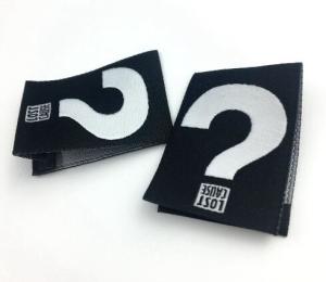 Quality Customized Woven Neck Labels for Baby Apparel Clothing Blank Woven Labels wholesale