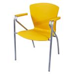 Armless PP Plastic Training Room Seating