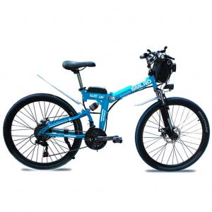 Quality 10AH 24 Inch Folding Electric Bike Shimano 7Speed Geared 150kg Max Loading wholesale