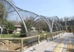Handwoven Diamond Stainless Steel Ferrule Rope Mesh Soft Zoological Enclosures