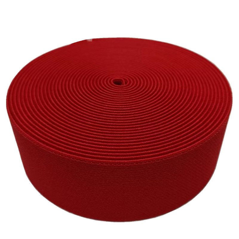 3.9cm Polyester Elastic Webbing Stretchy Headband Knitted Webbing
