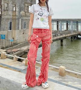 Quality custom Plain Jogging Pants women's jeans pant wholesale