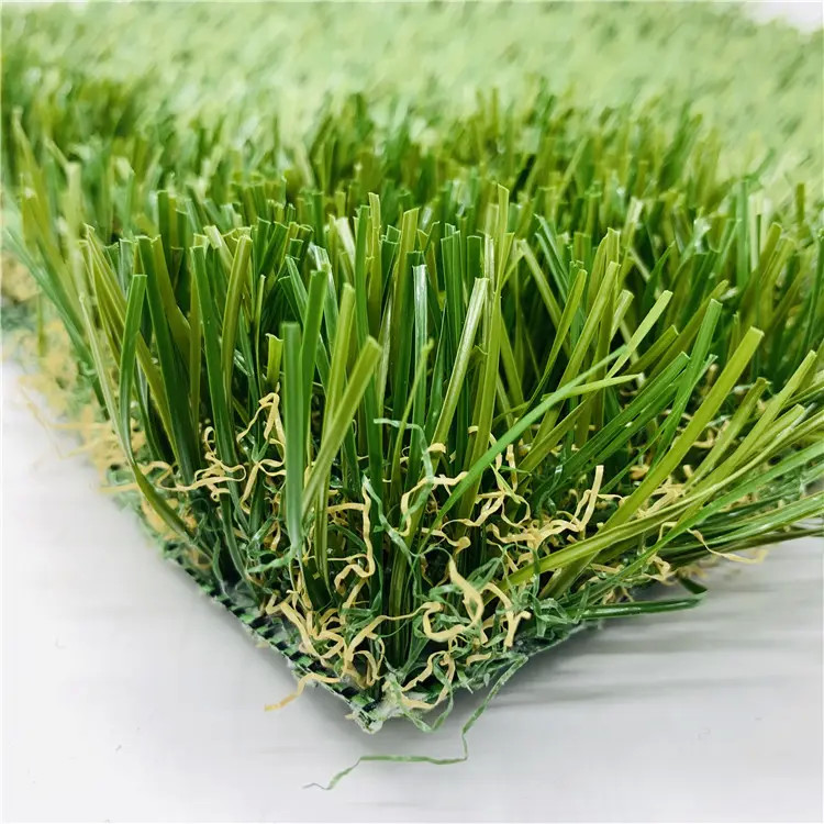 Fake Landscaping Artificial Grass Synthetic Ornamental 40mm PP 3 / 8 ''