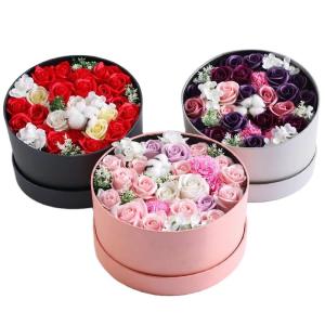 Quality Custom Paper Tube Packaging Recyclable Round Flower Box Coated Paper wholesale
