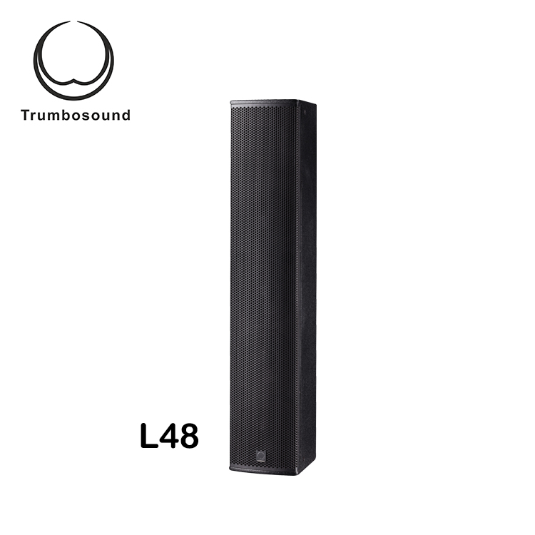 Wood Passive 8 Inch Column Speaker 2 Way Pro Audio Speaker