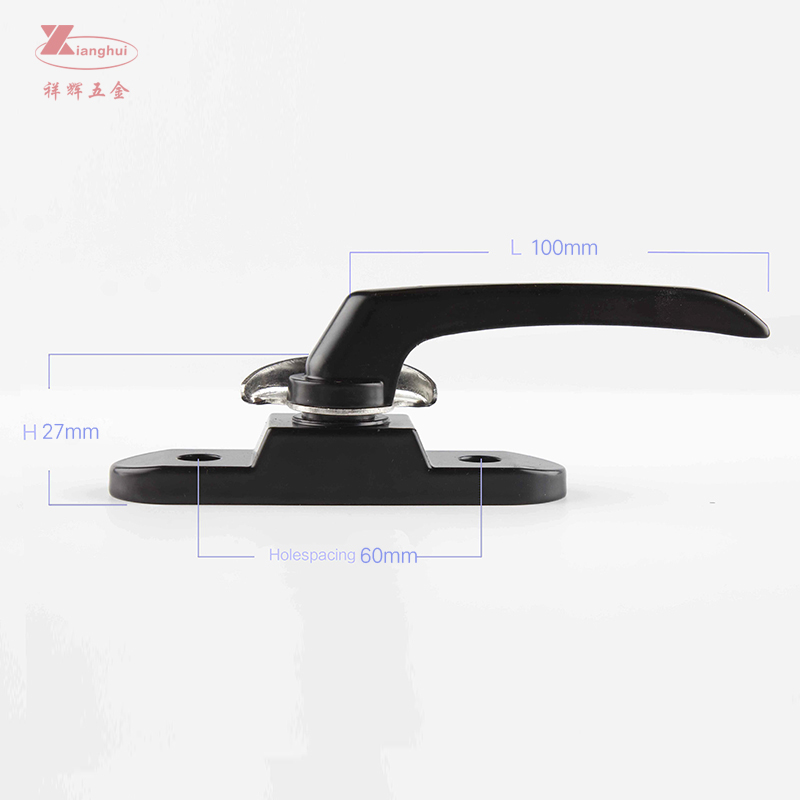 Handle UPVC Door and Windows with Convenient Aluminum Sliding Window Crescent Lock