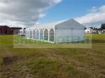 Outside Clear Windows Luxury Party Tent , White Marquee Tent Environmental