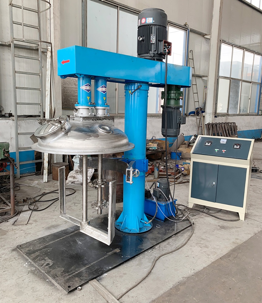 industrial double shaft mixer with wall scraper Power 7.5 kW