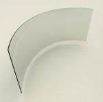Transparent Curved Tempered Glass , Bent Curved Glass 3 mm ~ 20 mm Thickness