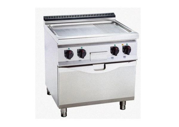 Gas / Electric Griddle Flat Or Grooved Available Western Kitchen Equipment CE