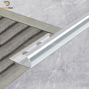 Quality Tile Trims For Wall Edge Protector Tile Trim Aluminum Anodizing 15mm wholesale
