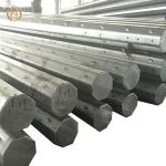 Bitumen Electric Power Transmission Pole 5.3KN - 20KN Black 98% Zinc Painting
