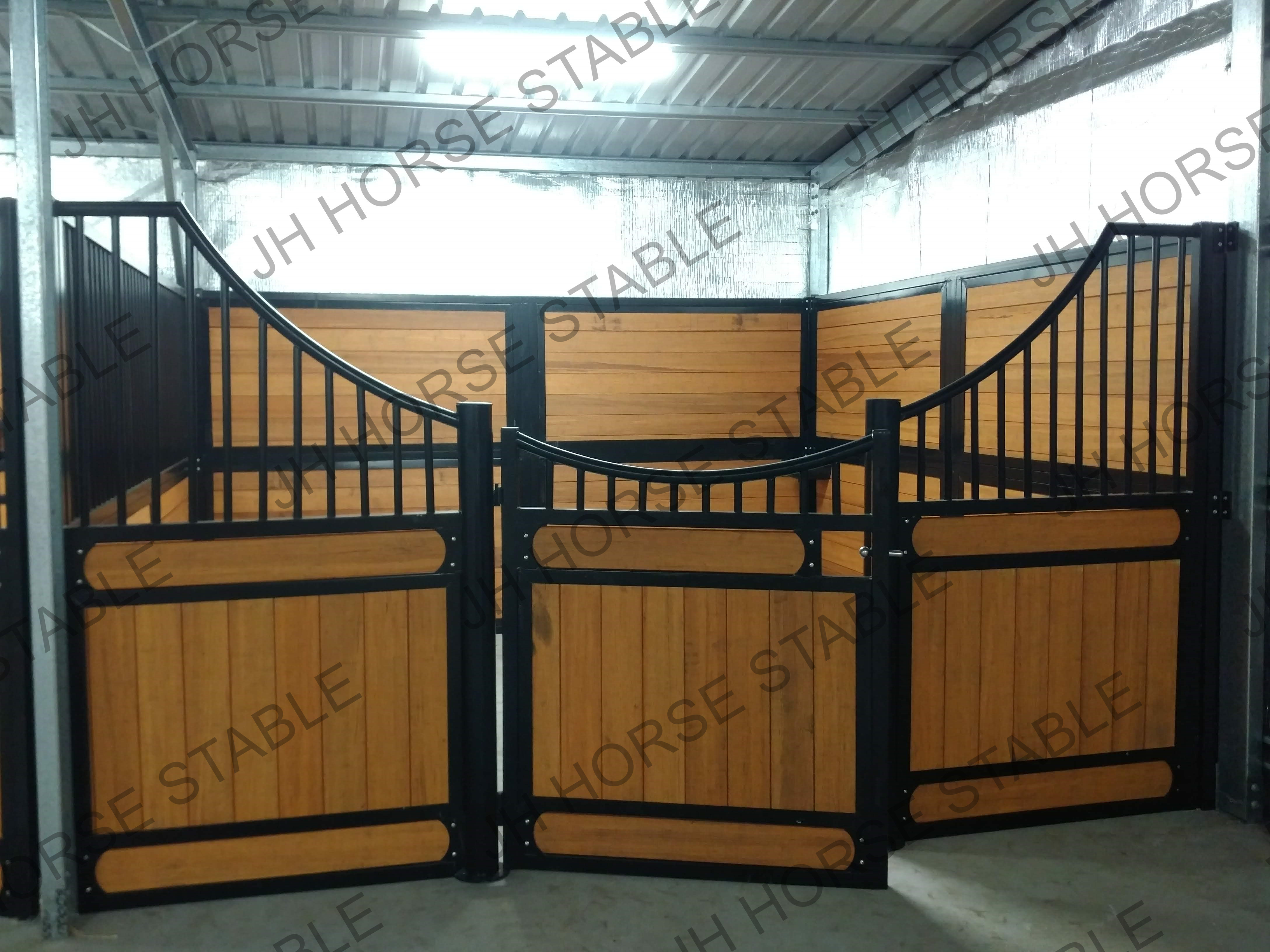 Bamboo Planks Board Welded Metal European Stall Fronts