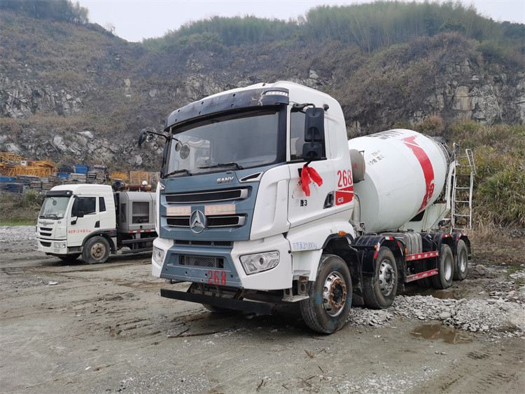 Used SANY 10m³ Hydraulic Automatic Mixer Truck Computerized