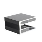 Coated Alloy Aluminum Glass Balustrade U Channel Railing System for FOB Port