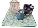 Kitchen Dish Drying Mat Heat-Resistant Printed Rack Microfiber Polyester
