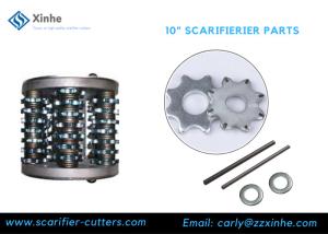 Quality 8 Tips TCT Carbide Flail Shaft Drum For VA25S Concrete Scarifier wholesale