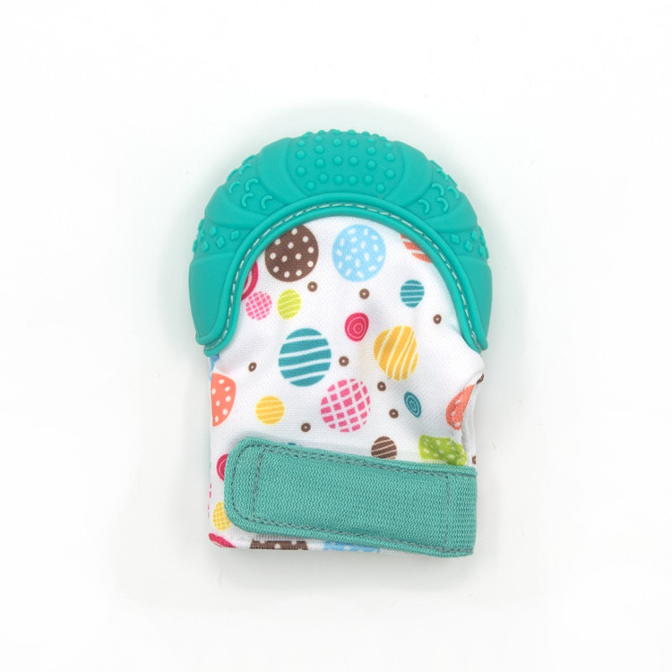 BPA Free Food Grade CPSC Silicone Baby Teething Glove Different Colors
