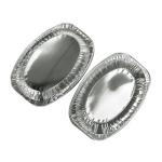 Large Roasting Container Food Grade Disposable Oval Aluminum Foil Turkey Tray