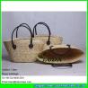 Buy cheap LDMC-007 wholesale natural cheap basket bag lady wheat straw bags from wholesalers