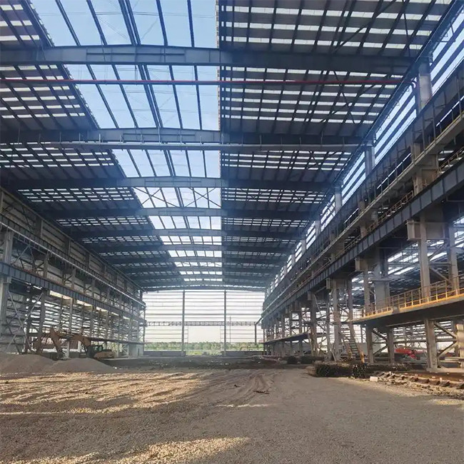 Quick Assembly Industrial PEB Building Construction , Prefab Steel Column Building