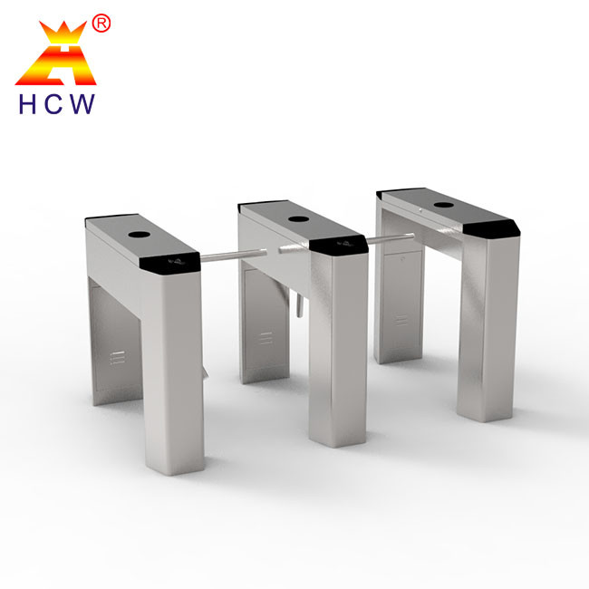 RFID Card Reader Tripod Turnstile Gate 240V ARM Control For Pedestrian