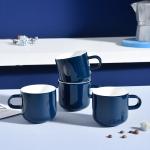 OEM Blue Green Grey Coffee Porcelain White Mugs Gifts