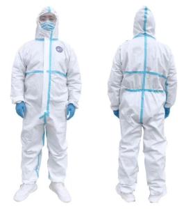 Quality Antibacterial Disposable Isolation Gowns SMS / PP Sterile / Non Sterile Material wholesale