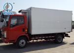 4x2 Euro 2 Howo 7000kg Refrigerated Truck Light Cooler Tank Truck With Yunnei