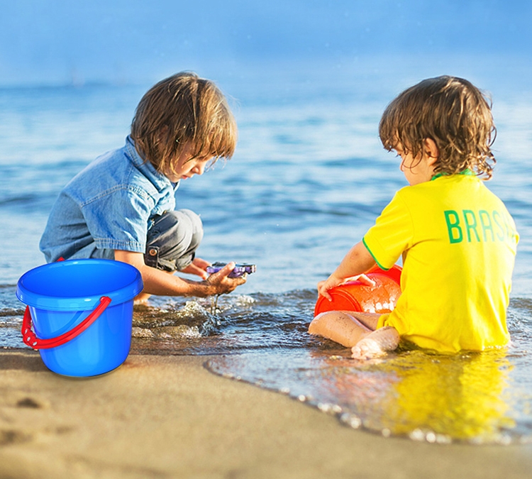Full Support for Children Sand Castle Building Game Seaside Pretend Play Game Outdoor Bright Colored Sand Playing Bucket