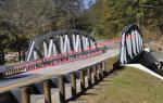 10-1000m 2-9m Height Prefabricated Steel Truss Bridge Galvanized 50 Years Design