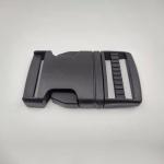 Black Plastic 1'' Side Release Buckle SGS Heavy Duty Dog Collar Buckles