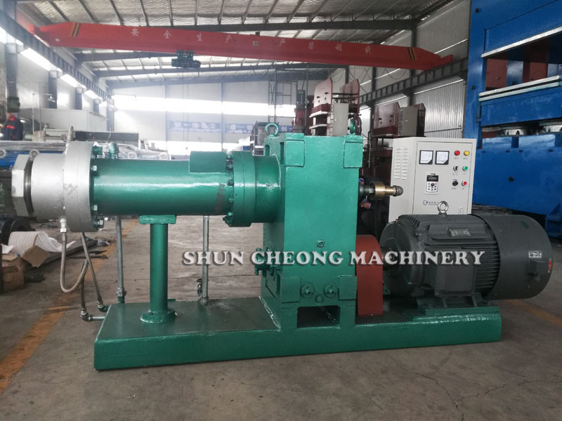 CE 22kw Rubber Extruder Machine Hot Feed Extruder Equipment