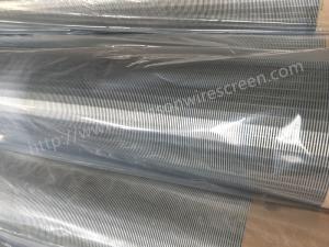 Quality Galvanized Steel 34 Bar Wire Wrapped Screen , Johnson Water Well Screen wholesale