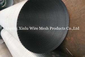 Quality Stainless Steel Rotary Screen Drum / Wedge Wire Strainer OD 30 - 1500mm wholesale