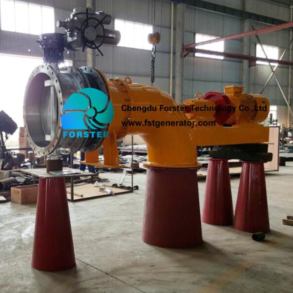 Low Head Pipe Installation Tubular Hydro Turbine 20kw To160kw For Hydro Power