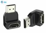 HDMI Coupler Right Angle Adapter 90 Degree Male to Female for HDTV Laptop PS4